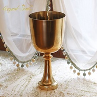 Crystal Soul 6.5'' 432Hz D High-end Golden Chalice Alchemy Crystal Singing Bowl Beginner Friendly wi