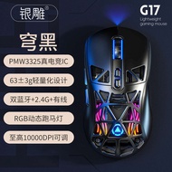 Mouse Chuột Không Bluetooth Silver Eagle G17 Nhẹ Ba Chế Độ Chơi Game E-Sports Máy Tính RGB Có Dây