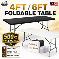 【WTHB】6Ft Folding Table Meja Lipat Heavy Duty Banquet Table Outdoor Event Catering Dining Meeting Ex