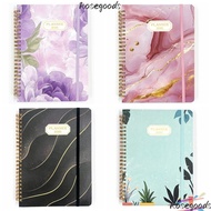 ROSEGOOD 2026 Planner, A5 Jan.2026 - Dec.2026 Calendar 2026,  Agenda Monthly Tabs Weekly and Monthly