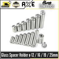 AXETM Advertising Signboard Screw Holder StainlessSteel Glass Spacer Holder Wall Mount Standoff Scre