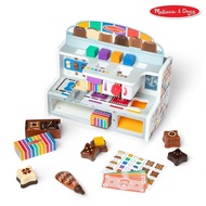 Melissa&Doug Wooden Chocolate Factory Play Set ของเล่นเครื่องทำช็อคโกแลต ลูกเล่นเพียบ ของเล่นอาหาร