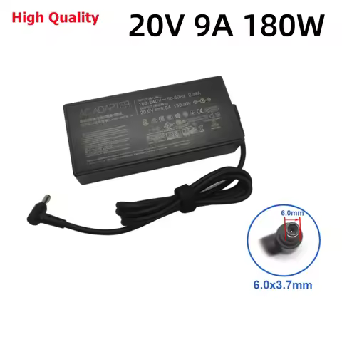 20V 9A 180W ADP-180TB H 6.0x3.7mm Adapter Power Supply For Asus ROG Zephyrus G14 GA502 GA401 GA502DU