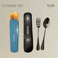 MALOHOME - Cutlery Spoon Fork Stainless Steel [SET] Cutlery Spoon Fork Anti-Rust Cutlery Set Malo Ho