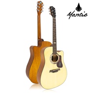 Mantic GT-1DC Acoustic Guitar กีตาร์โปร่ง 41 นิ้ว ทรง Dreadnought Cutaway ไม้แองเกิลแมนสปรูซ/เชอร์รี