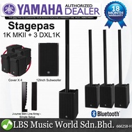 Yamaha STAGEPAS 1K MKII 1100 Watt Bluetooth Portable Powered Active PA Speaker System with DXL1K Loudspeaker (Pair)