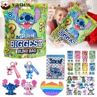 VANES Advent Calendar, Anime Figures PVC Model Christmas Advent Calendar, Stitch Gift Bag Cute Mini Model Dolls Gifts Box Poke-mon Christmas Box Children Toys