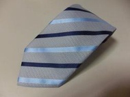 ANTONIO BALDAN 藍色斜條紋 男用 手打領帶