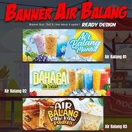 BANNER F&B AIR BALANG (READY DESIGN) BAZAAR RAMADHAN