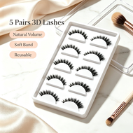 September Hot Item - 3D False Eyelashes S08 - Pack of 5 September Item Hangat - Bulu Mata Palsu 3D S