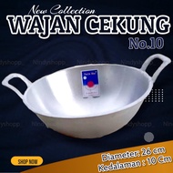 Concave Frying Pan no.10 Cauldron katel Aluminum Non-Stick Frying Pan anti-Shatter Non-Stick Flat Pan Non-Stick Flat Skillet No10