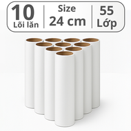 Combo Lõi Lăn Bụi Living C Lõi 10cm 16cm 24cm Cuộn giấy lăn bụi 55 lớp keo tốt