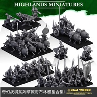 [DND] 28MM Fantasy Series Grassland Goblin Collection World War I Chess Hammer Resin Board Game Runn