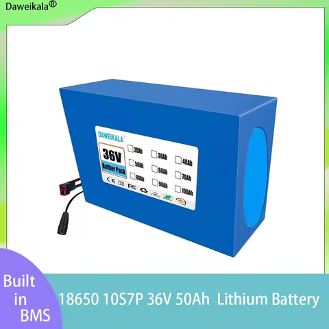 10S7P 36V 50000mAh Lithium Electric Scooter Battery, 36V 1000W Electric Scooter Battery, 36V 10S7P B