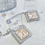 Kaqili สามสีสว่างและรูปทรงไฮไลท์สีบลัชพาเลต ไฮไลต์แต่งหน้าแผ่นดิสก์ใบหน้าสว่างขึ้นความรู้สึกของบรรยา