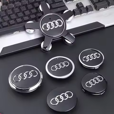 60/61/68/69mm Audi Car Wheel Center Cap Emblem Hub Covers Badge For Audi A8 A5 A6 C5 C6 C7 A7 A3 A4 