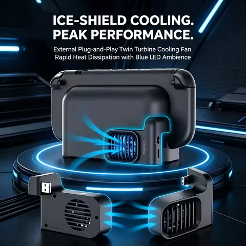 For Switch 2 Cooling Fan Original Dock PG-SW2206 Host mode Console Dock Cooler with 2-Speed Adjustme