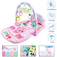 Baby Gym Play Mat Lay 3 in1 Fitness + Music + Lights Fun Piano Toys Gifts