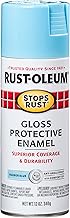 Rust-Oleum 7722830 Stops Rust Spray Paint, 12 oz, Gloss Harbor Blue