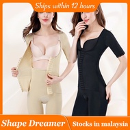【Shape Dreamer.my】【Local】Korset Berlengan Girdle Slimming Full Body Corset Body Shapewear Korset Pan