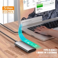 M2 NVMe SSD Case 5Gbps M.2 NGFF To USB 3.1 External Enclosure 3.1 Adapter Solid SSD Type-C A9G6