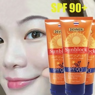 SPF 90+ Sunscreen Wajah dan Tubuh Krim Sunblock Badan UV Protection Pelindung Matahari  Sunscreen SP