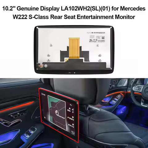 10.2" Display LA102WH2(SL)(01) for Mercedes W222 S Class Rear Seat Entertainment Monitor