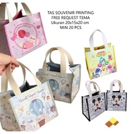 20x15x20 cm Printed Souvenir Hampers Bag Children's Birthday Souvenir Bag/