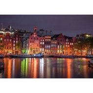 Wooden City(2D Puzzle) - the Netherlands - Amsterdam By Night - S