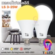 หลอดไฟ หลอดไฟกลม LED 5W 7W 9W 13W 15W 18W 25W  หลอดไฟปิงปอง ไฟตุ้ม หลอดไฟสว่างมาก หลอดไฟติดบ้าน ไฟติดบ้าน ผ่านมาตรฐาน มอก. ขั้วE27