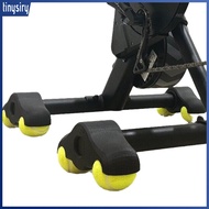 2/4Pcs Indoor Cycling Bike Foot Pads for Wahoo Kickr Core Home Gym Fitness Bike Tennis Ball Shock Ab