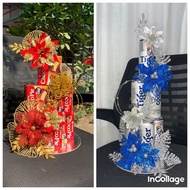 Flower set of accessories for making cake towers, water towers, flower towers