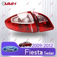 For Ford Fiesta Sedan ฟอร์ด เฟียสต้า 2009-2012 เสื้อ​ไฟท้าย ไฟท้าย​แต่ง ไฟท้ายไฟเบรค​ ไฟเลี้ยว Taillamp Taillight ไฟท้าย​ พร้อมทับทิม ไฟท้ายกันชนหลังสําหรับ​ ทับทิมใน