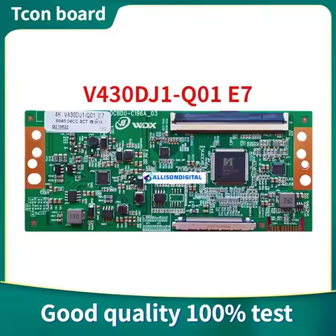 Newly Upgraded for Chimei Tcon Board V430DJ1-Q01 E7 4K 2K Single-port 96PIN