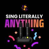 Smart Karaoke Hub (by PartySing)Sing Literally Anything AI Vocal Isolation Dual Wireless Microphones