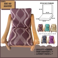 oppahome (A) Sarung Kusyen Segi Empat Petak standard 14 in 1 ( 14pcs ) sofa Sofa Cushion Cover Premium Wooden Protector