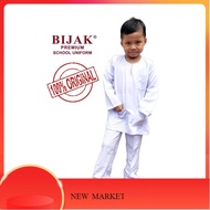 BIJAK-Baju Melayu Johor (Set) Kain Koshibo/Baju Sekolah Agama Teluk Belanga Dan Cekak Musang