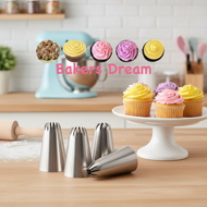 Cake Decoration Nozzle Tips 1M 2F 2D 6B 2A for Icing and Buttercream Pastries
