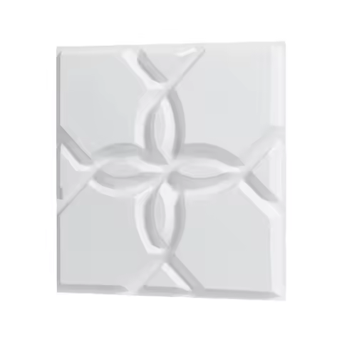3D Wall Panels, 33-Pack 11.81 X 11.81 In PVC Modern Art Minimalist Floral Tiles, 32 Sq.Ft Coverage A
