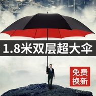 Reinforced Umbrella Cover Umbrella Thickened 24 Oversized Umbrella Large Black Umbrella Strong 24-Bo