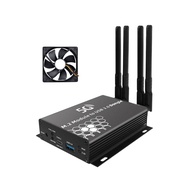 M.2 NGFF 4G/5G Module to USB 3.0 Adapter M2 Wifi Card Converter Riser Board with Antenna Cooler Fan