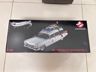 捉鬼敢死隊 靈車主角 Ecto-1 Hot Wheels Elite 1:18 Ghostbusters Ecto-1