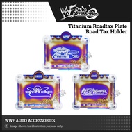Titanium Roadtax Plate / Road Tax Holder