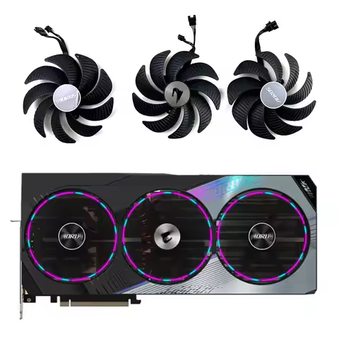 NEW 1​05MM PLD10020B12H RTX4070 RTX4080S RTX4090 Video Card Fan For Gigabyte AORUS RTX 4070 4080S 40
