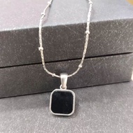 [ Bayar Ditempat ] Kalung Titanium Liontin Good Luck / Kalung Titanium Belut Terbaru / Kalung Titani