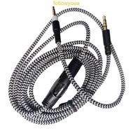 fol Improve Gamings Sound with this 3 5mm Headsets Cable for G633 G933 Wire