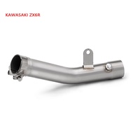 For Kawasaki Ninja ZX6R ZX636 2009-2024 2025 ZX-6R 636 Escape Motorcycle Exhaust System Muffler Midd