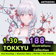 🔥 Digital Illustration Art - TOKKYU 🔥 Anime Figure | CG Art Digital Drawing Book | Smart Drawing Tab
