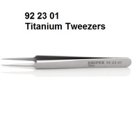 KNIPEX 92 23 01 Titanium Tweezers แหนบไทเทเนียม