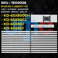 Backlight TV SONY 65 Inch KD-65X8000H KD-65X80J KD-65X85J KD-65X80CJ 81428 BC-J LB6507Y VO